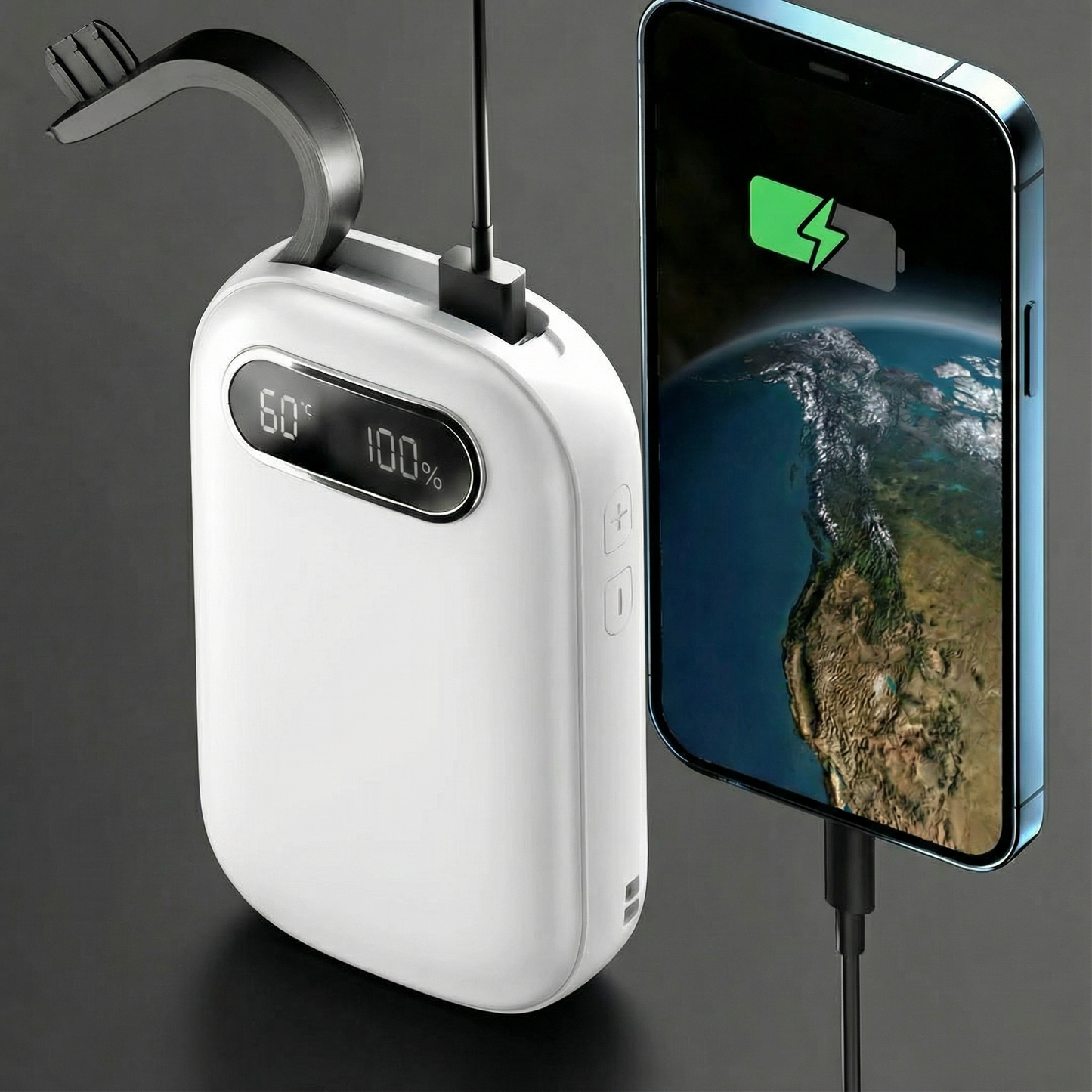 ThermoHands™ 2-in-1 Hand Warmer & Power Bank
